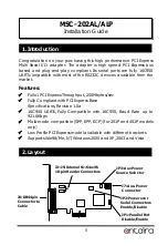 Preview for 1 page of ANTAIRA MSC-202ALP Installation Manual