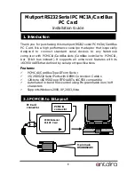 ANTAIRA MSC-302A Installation Manual preview