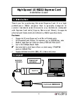 Preview for 1 page of ANTAIRA msc-401a1 Installation Manual