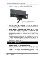 Предварительный просмотр 2 страницы ANTAIRA USB-HUB4K3 Installation Manual