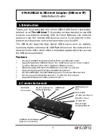 Preview for 1 page of ANTAIRA ute-404k Installation Manual