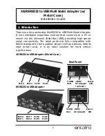 Preview for 1 page of ANTAIRA uts-404a Installation Manual