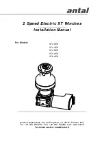 Предварительный просмотр 1 страницы Antal XT40EH Installation Manual