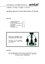 Preview for 2 page of Antal XT66EH Installation Manual