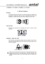 Preview for 4 page of Antal XT66EH Installation Manual