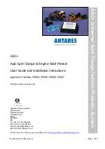 Antares 90944 User'S Manual And Installation Instructions preview