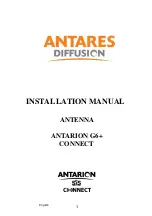 Preview for 21 page of Antares ANTARION G6+ CONNECT Installation Manual