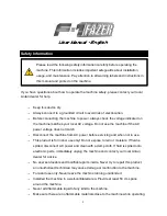 Preview for 3 page of Antari F-1 Fazer User Manual