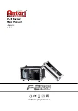 Antari F-2 Fazer User Manual preview