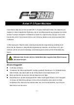 Preview for 11 page of Antari F-3 Fazer User Manual