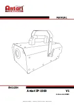 Preview for 1 page of Antari IP-1500 Manual