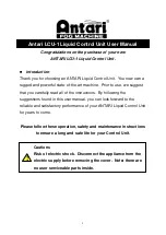 Preview for 3 page of Antari LCU-1 User Manual