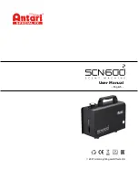 Antari SCN 600 User Manual preview