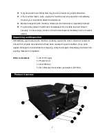 Preview for 4 page of Antari W-715 Fog Jet User Manual