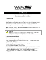 Preview for 3 page of Antari WiFi-800 User Manual