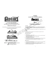 Antari Z-1500II User Manual preview