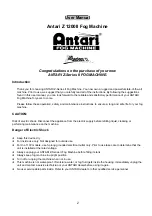 Preview for 2 page of Antari Z II Series User Manual