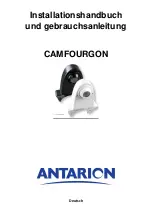 Preview for 5 page of ANTARION CAMFOURGON Installation Manual And User'S Manual