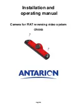 Предварительный просмотр 4 страницы ANTARION CR0008 Installation And Operating Manual