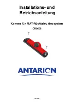 Предварительный просмотр 7 страницы ANTARION CR0008 Installation And Operating Manual