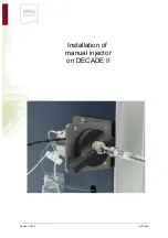 Предварительный просмотр 1 страницы Antec Leyden DECADE II Installation Manual