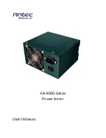 Предварительный просмотр 1 страницы Antec EA-430D Green User Manual