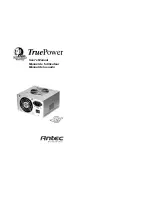 Antec TruePower TRUE330 User Manual preview