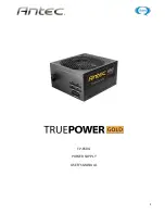 Preview for 1 page of Antec Trupower Gold TP-650G User Manual