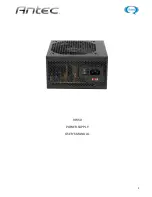 Antec VP350 User Manual preview