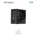 Preview for 1 page of Antec VP650P User Manual