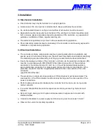 Preview for 6 page of ANTEK ECD3AM-00-00 Operating Manual