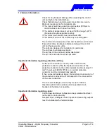 Preview for 3 page of ANTEK FU 3 AE-03 Operating Manual