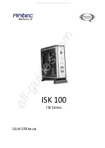 ANTEK ISK 100 User Manual preview