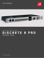 Antelope DISCRETE 8 PRO User Manual preview