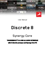 Preview for 1 page of Antelope Discrete 8 User Manual