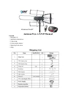 Предварительный просмотр 1 страницы Antenna Pros AX-969 User Manual