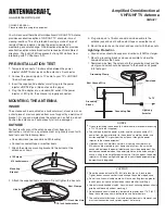 AntennaCraft 5MS921 Owner'S Manual preview