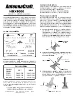 Preview for 3 page of AntennaCraft HDX1000 Quick Start Manual