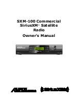 Antex electronics SXM-100 Owner'S Manual preview