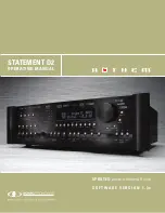 Anthem AVM 50 Operating Manual предпросмотр