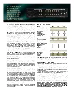 Preview for 2 page of Anthem Line 1 Specifications