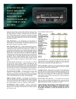 Preview for 4 page of Anthem Line 1 Specifications