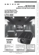 Предварительный просмотр 1 страницы Anthem LTX-500 Instructions Manual