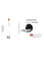 Anthony Gallo Acoustics Nucleus Micro Owner'S Manual preview