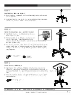 Preview for 3 page of Anthro Adjustable Laptop Cart 2 Assembly Instructions