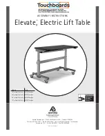 Preview for 1 page of Anthro Elevate ELTA136 4 Series Assembly Instructions Manual