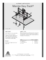 Anthro METBK Assembly Instructions предпросмотр