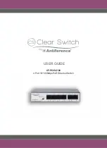 Preview for 1 page of ANTIFERENCE Clear Switch CF-POE4/100 User Manual