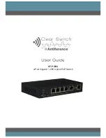 ANTIFERENCE Clear Switch CF-POE4 User Manual preview