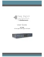 ANTIFERENCE Clear Switch CF-POE8 User Manual preview